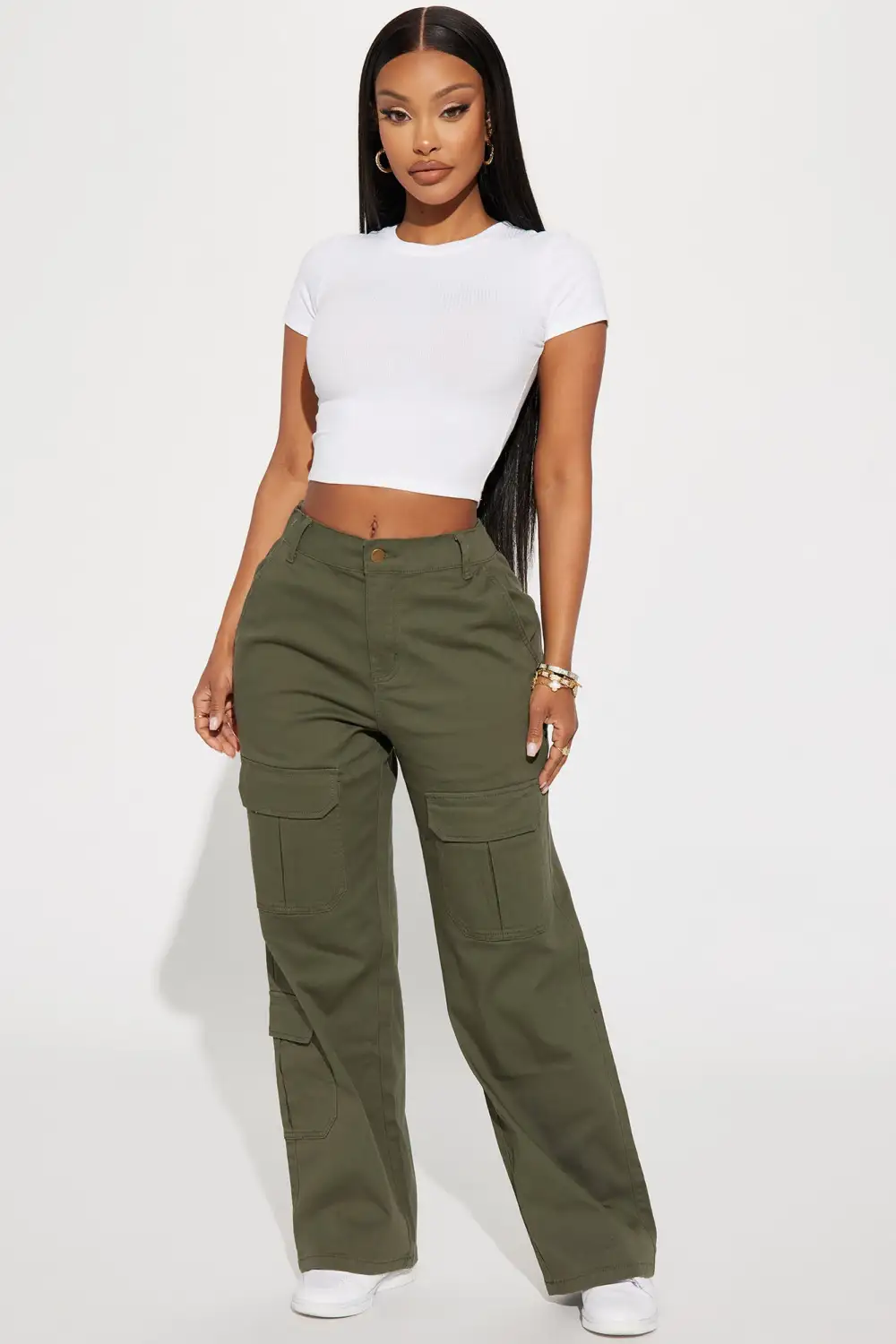 Serai Crew Neck Top - White