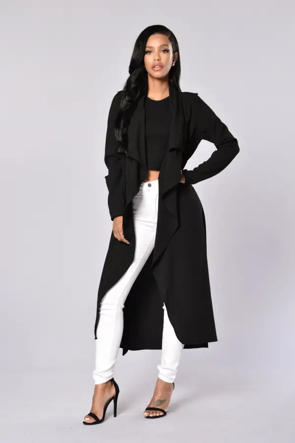 Business Casual Coat - Black