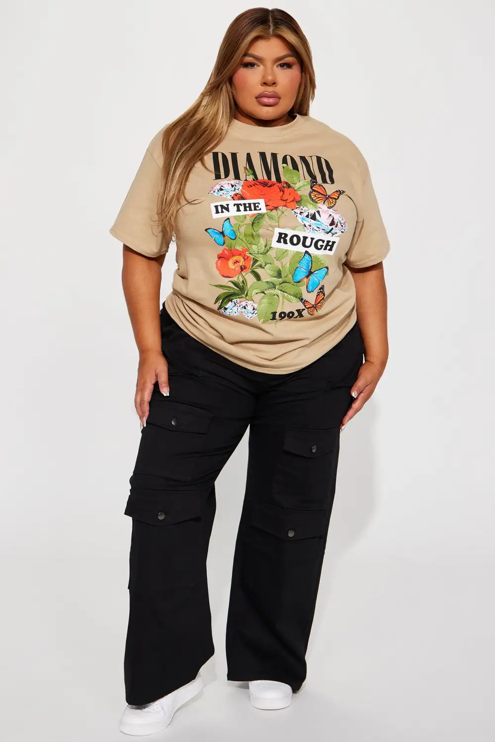 Diamond In The Rough Graphic Tshirt - Sand