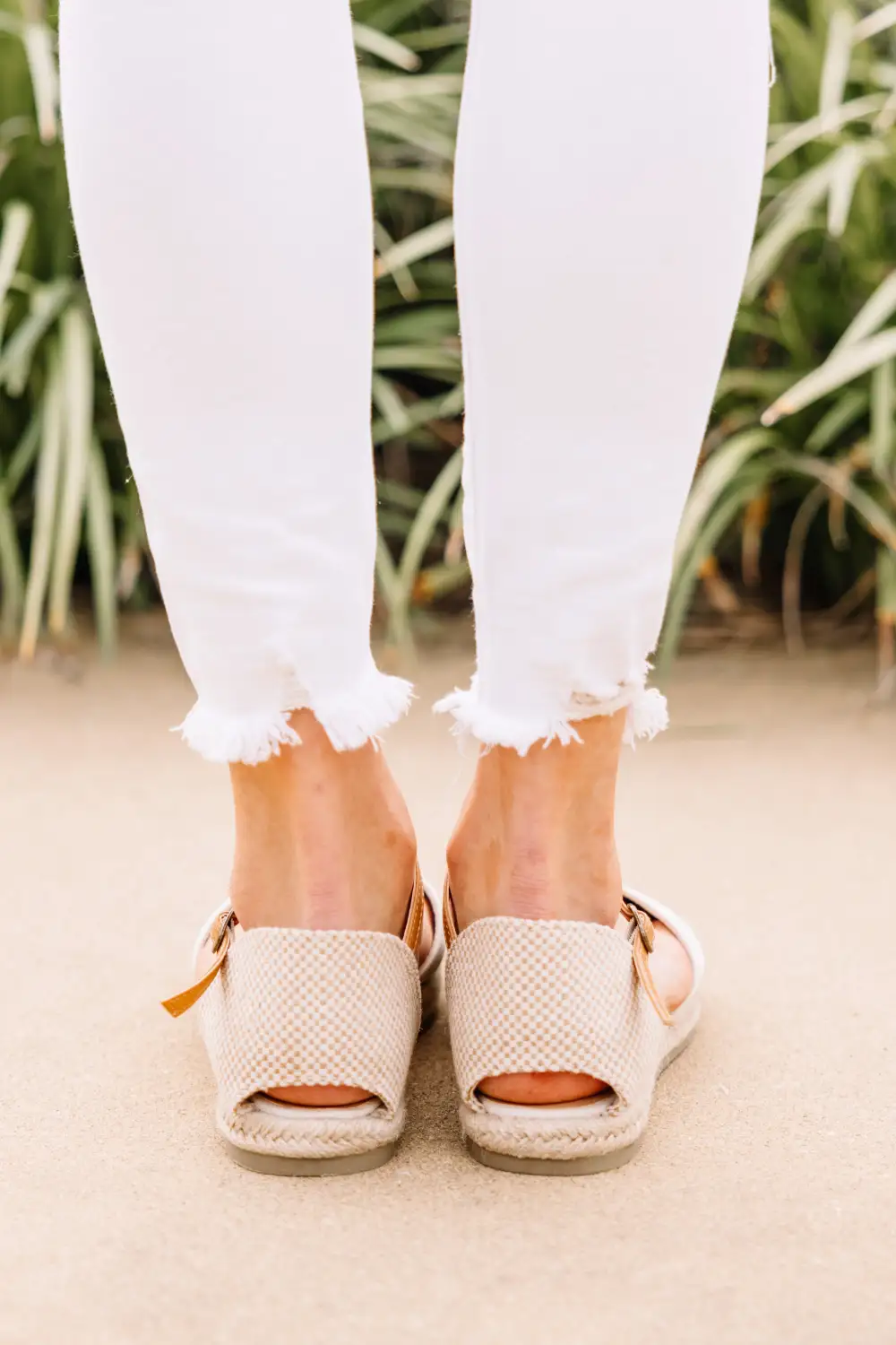 On The Way Beige Brown Espadrilles Flats
