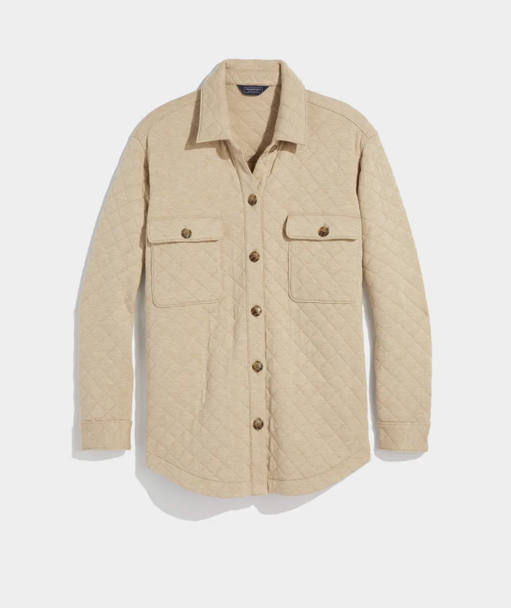 Quilted Dreamcloth® Shirt Jacket