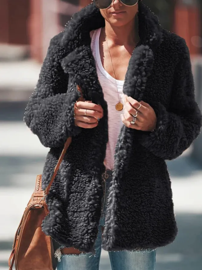 Causal Long Sleeve Vintage Shawl Coats
