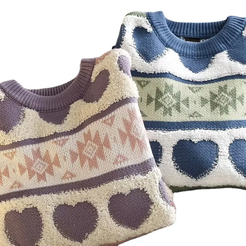Retro Loose Thickened Sweater
