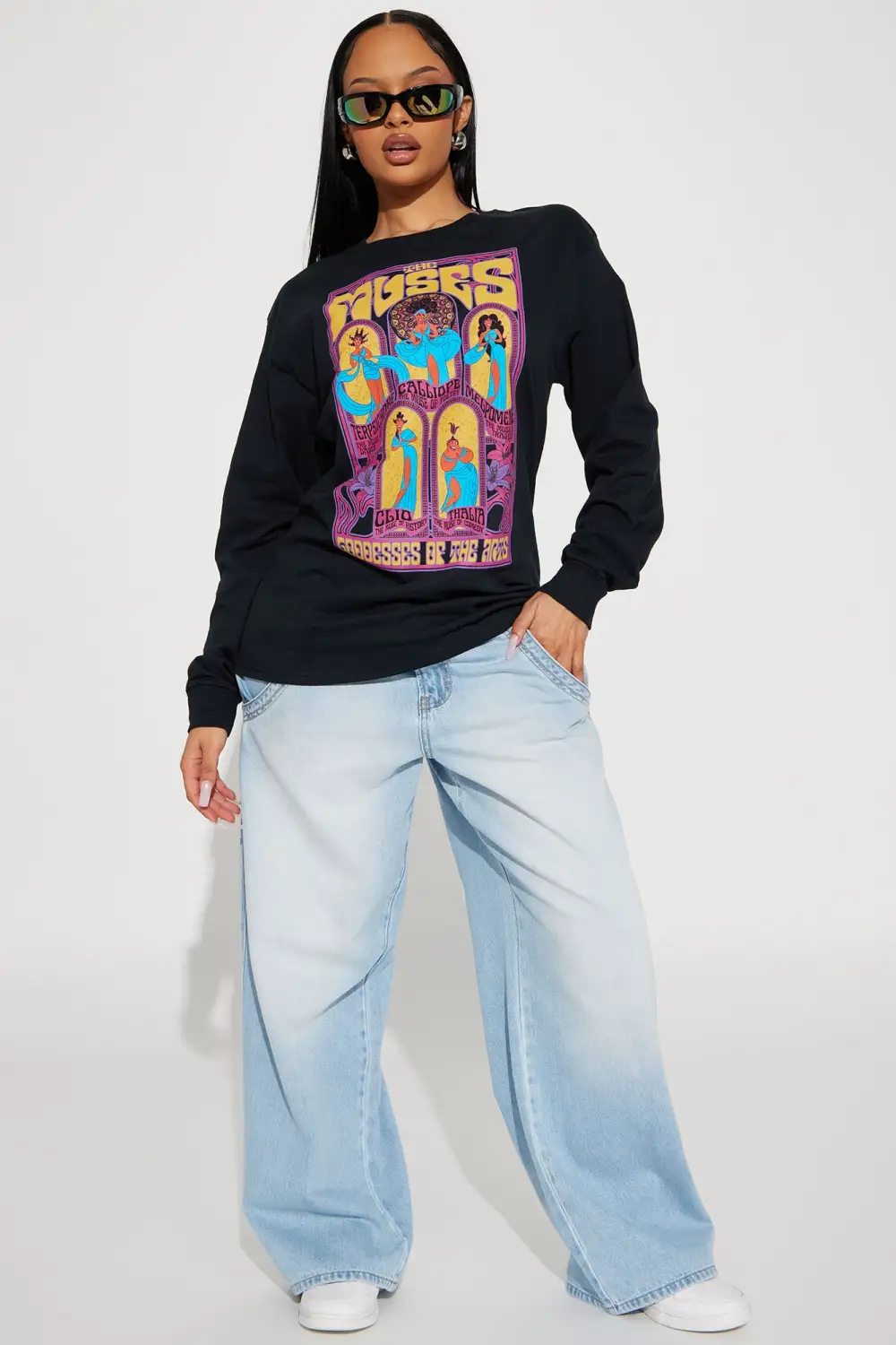 The Muses Crew Neck Sweatshirt - Black