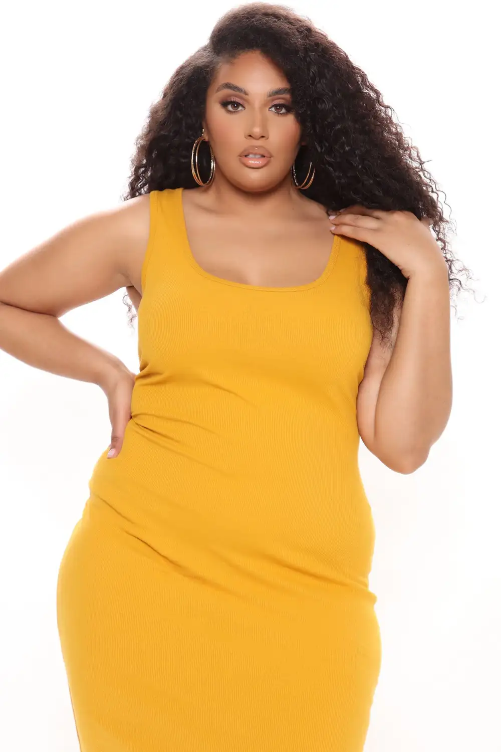 Mulberry Street Maxi Dress - Mustard
