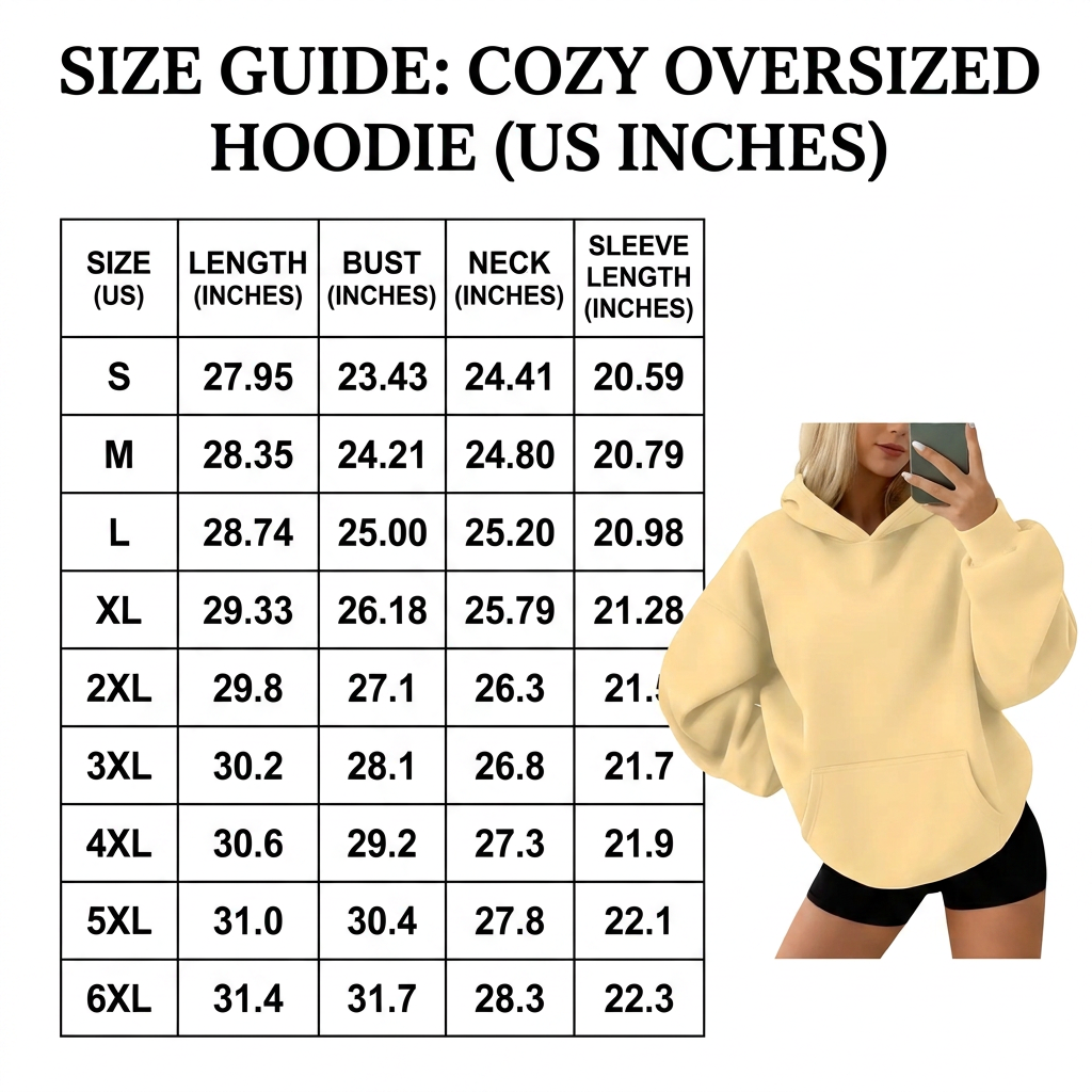 🔥🔥🔥🔥🔥🔥Last Chance to Save ! Women's Oversized Hoodies Pullover with Pocket