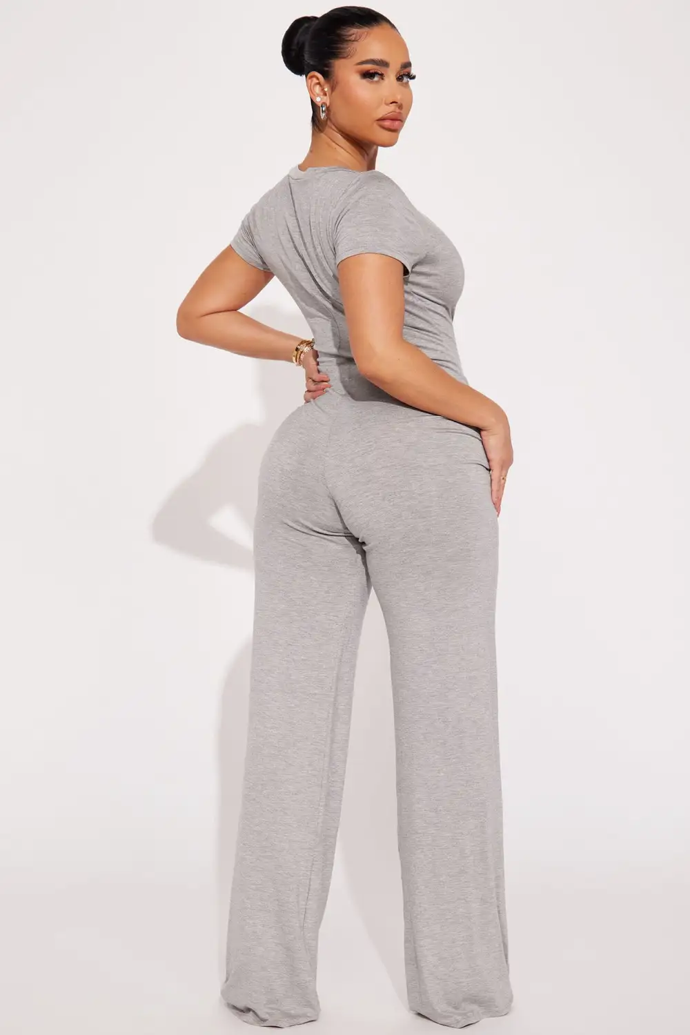 Perfect Weekend Jumpsuit - Heather Grey
