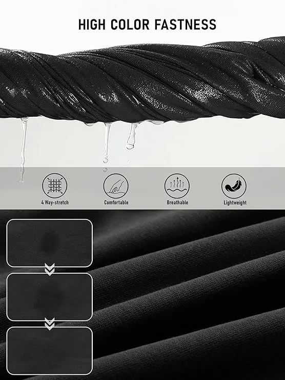 Men's Drawstring Zipper Pocket Shorts