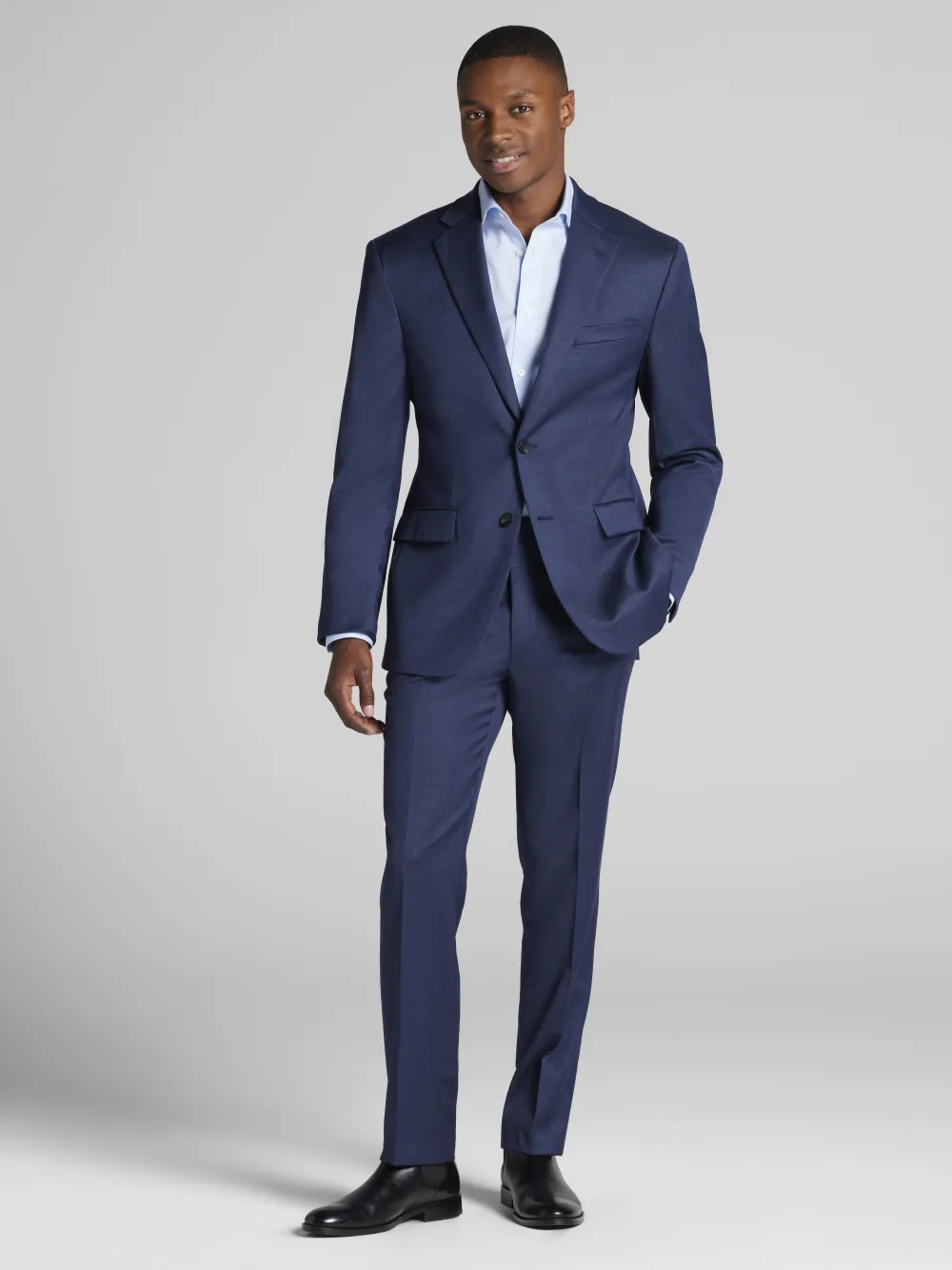 Awearness Kenneth Cole Modern Fit Wool Blend Suit Jacket