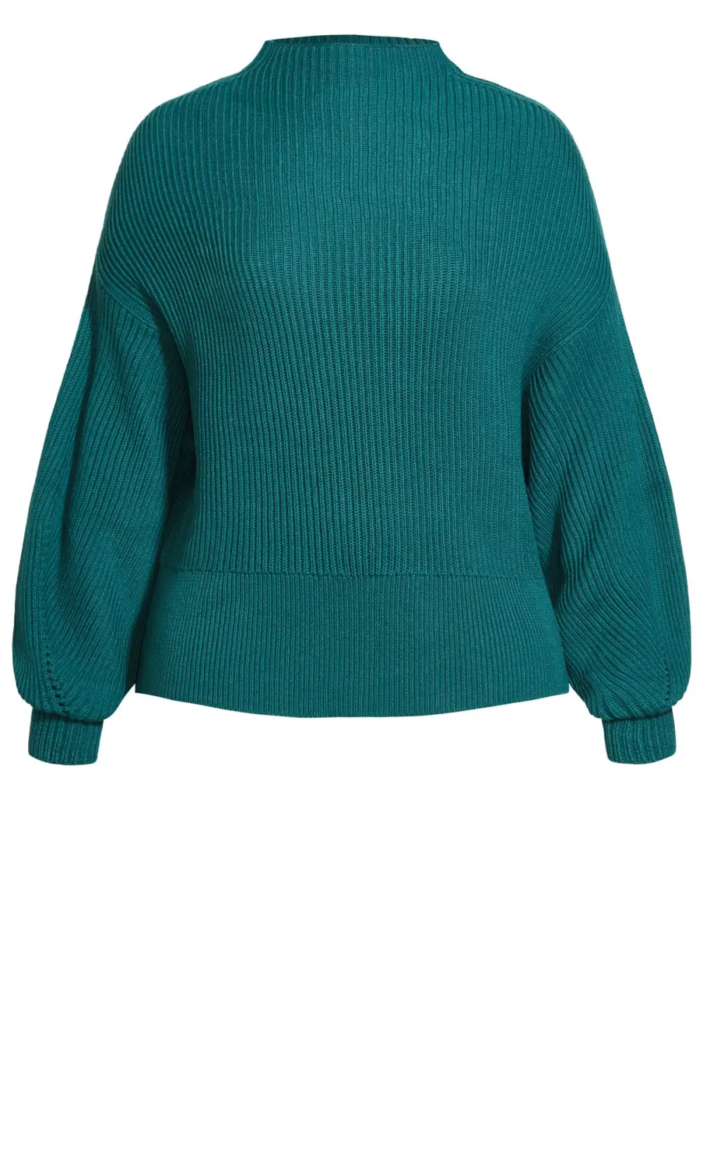 Evans Teal Blue Knitted Jumper