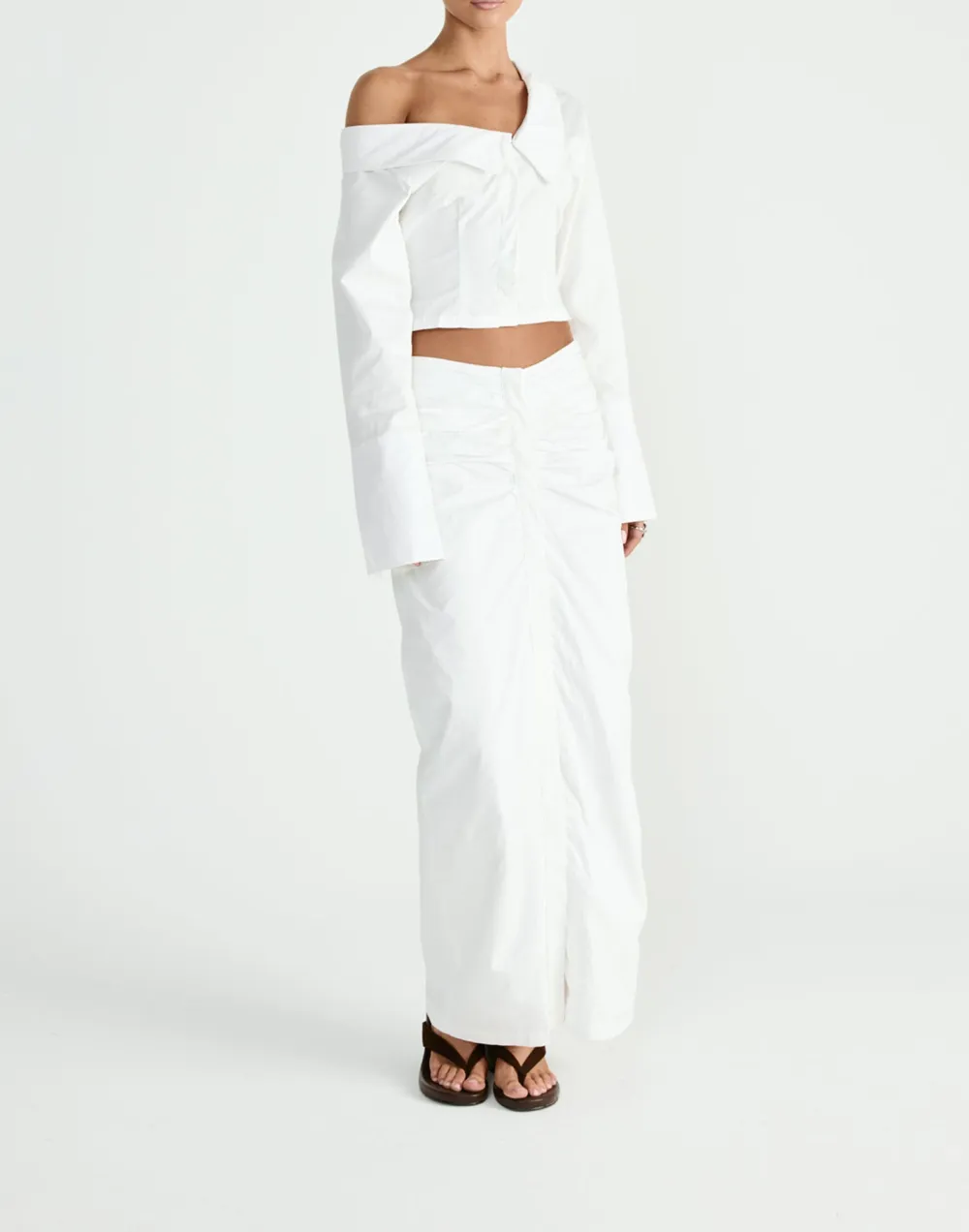 Designer Pleated Skirt For Women