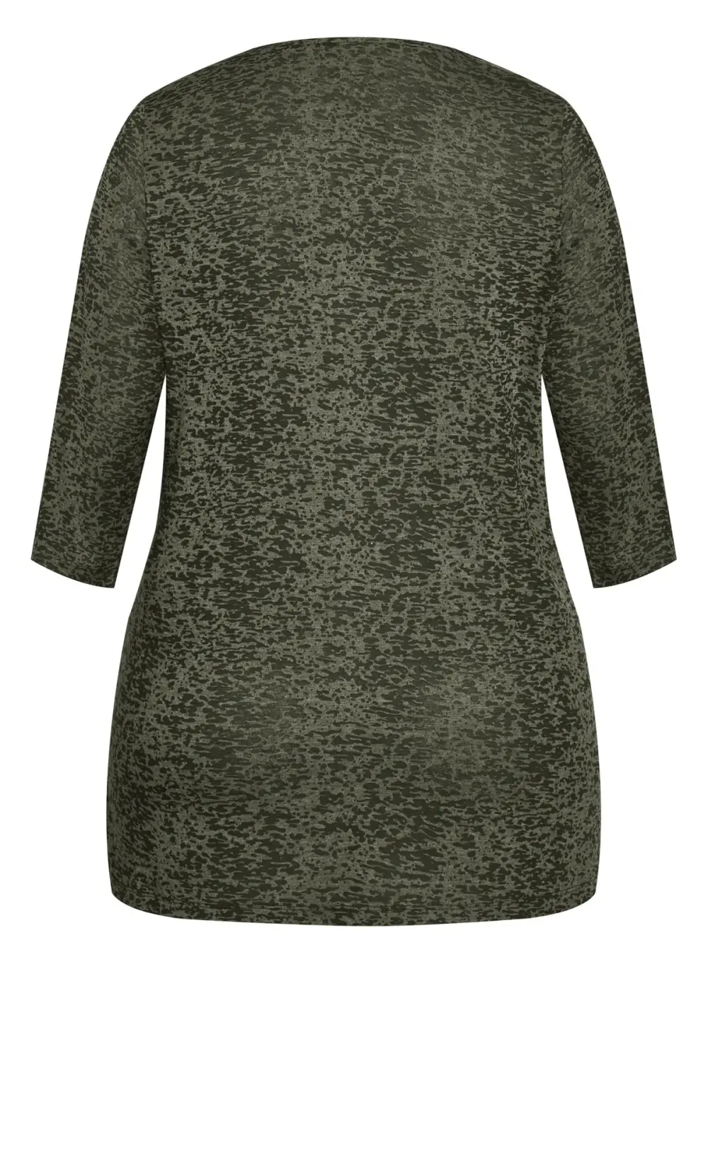 Evans Green Abstract Print Cardigan