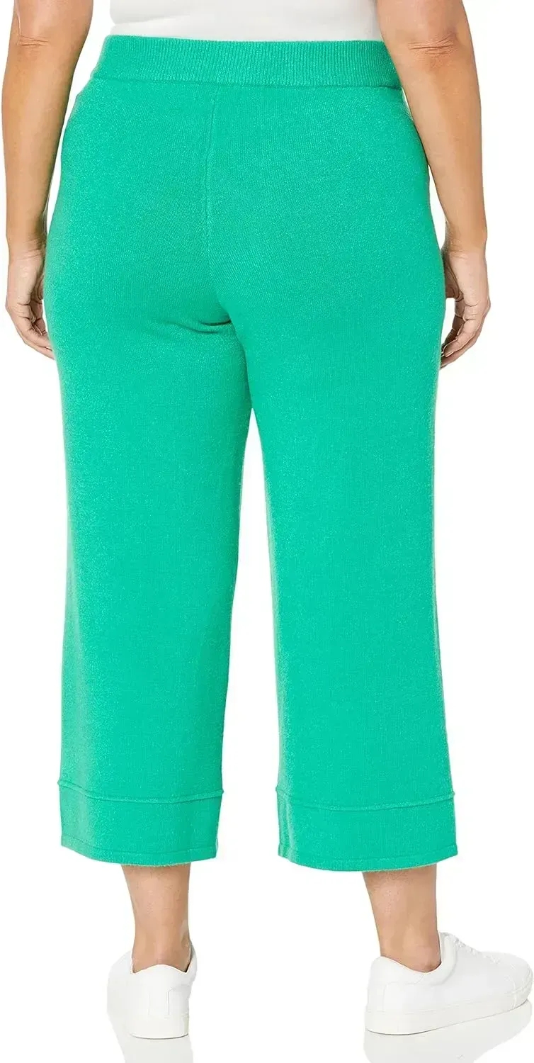 Women's Alice Crewneck Back-Slit Ribbed Pullover Sweater