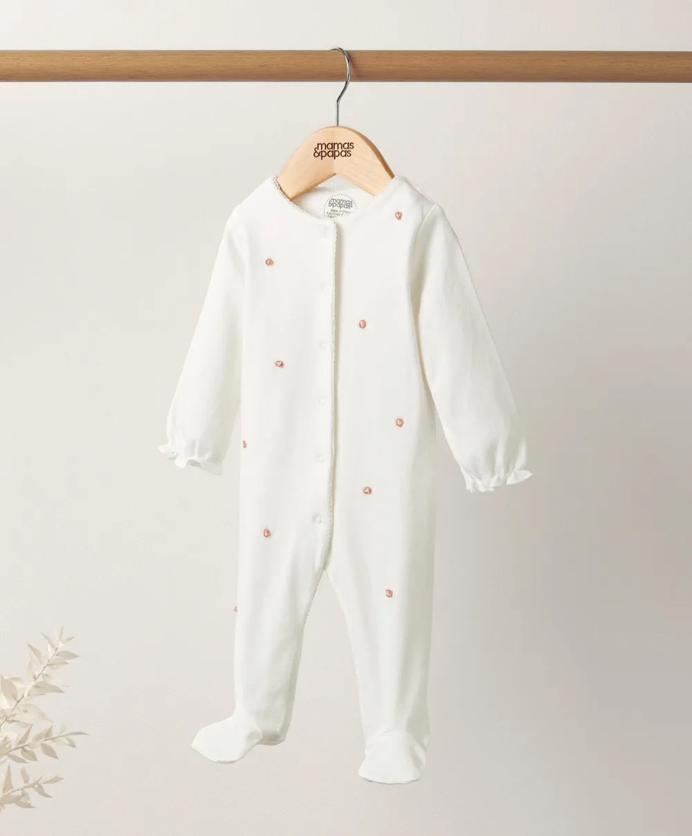 Embroidered Flower All-in-One