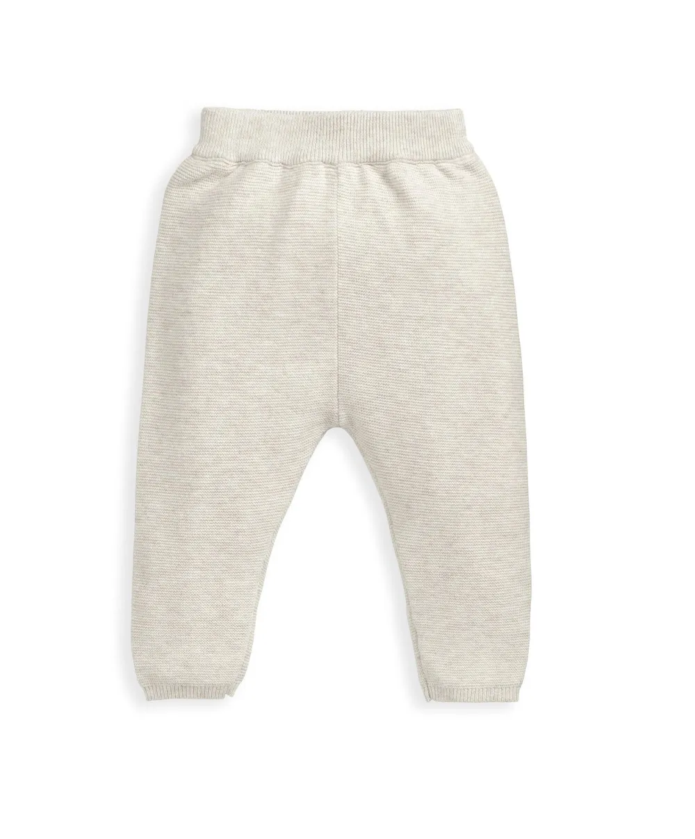 Oatmeal Knitted Top & Leggings Set