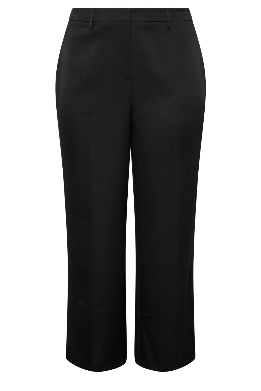YOURS Curve Pink Split Hem Flared Trousers