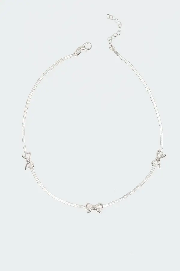 Triple Bow Necklace