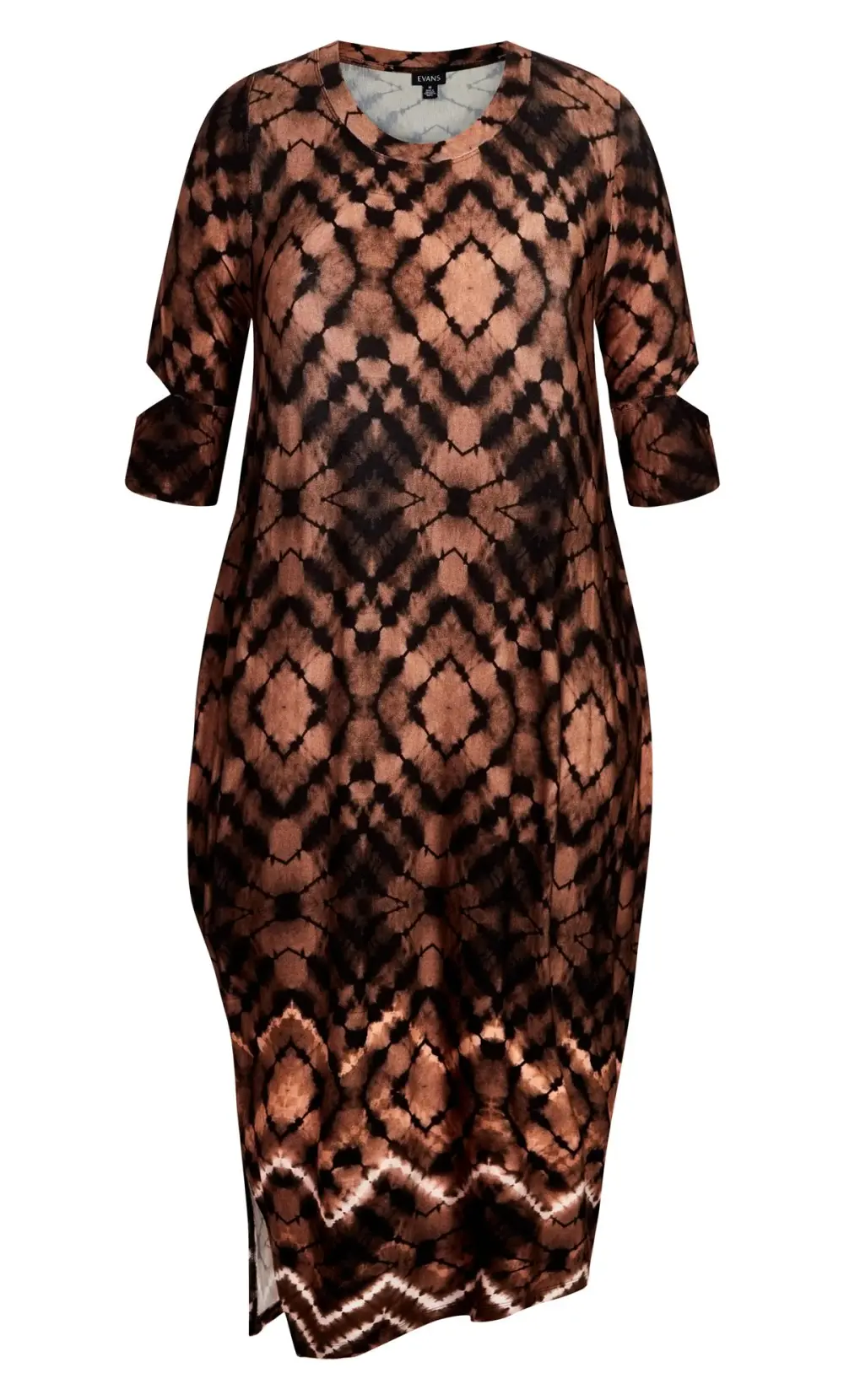Evans Abstract Print Maxi Dress