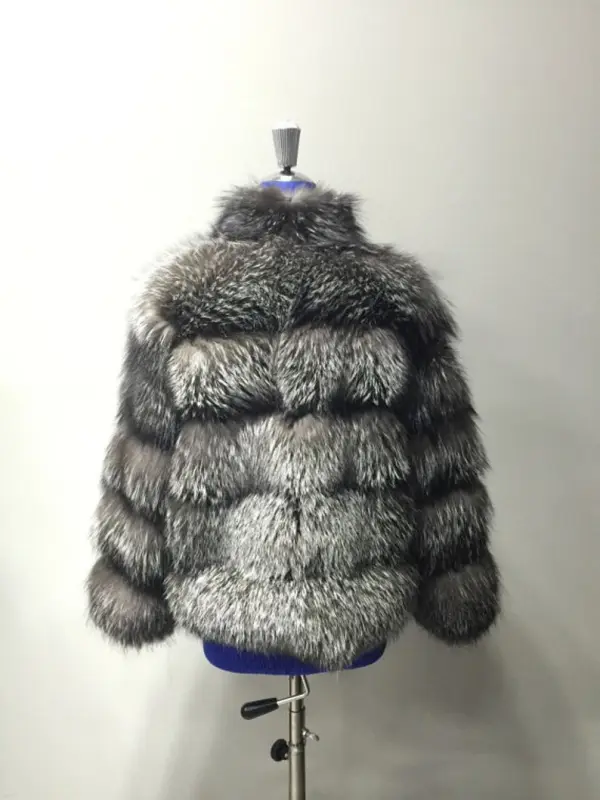 Silver Fox Fur coat