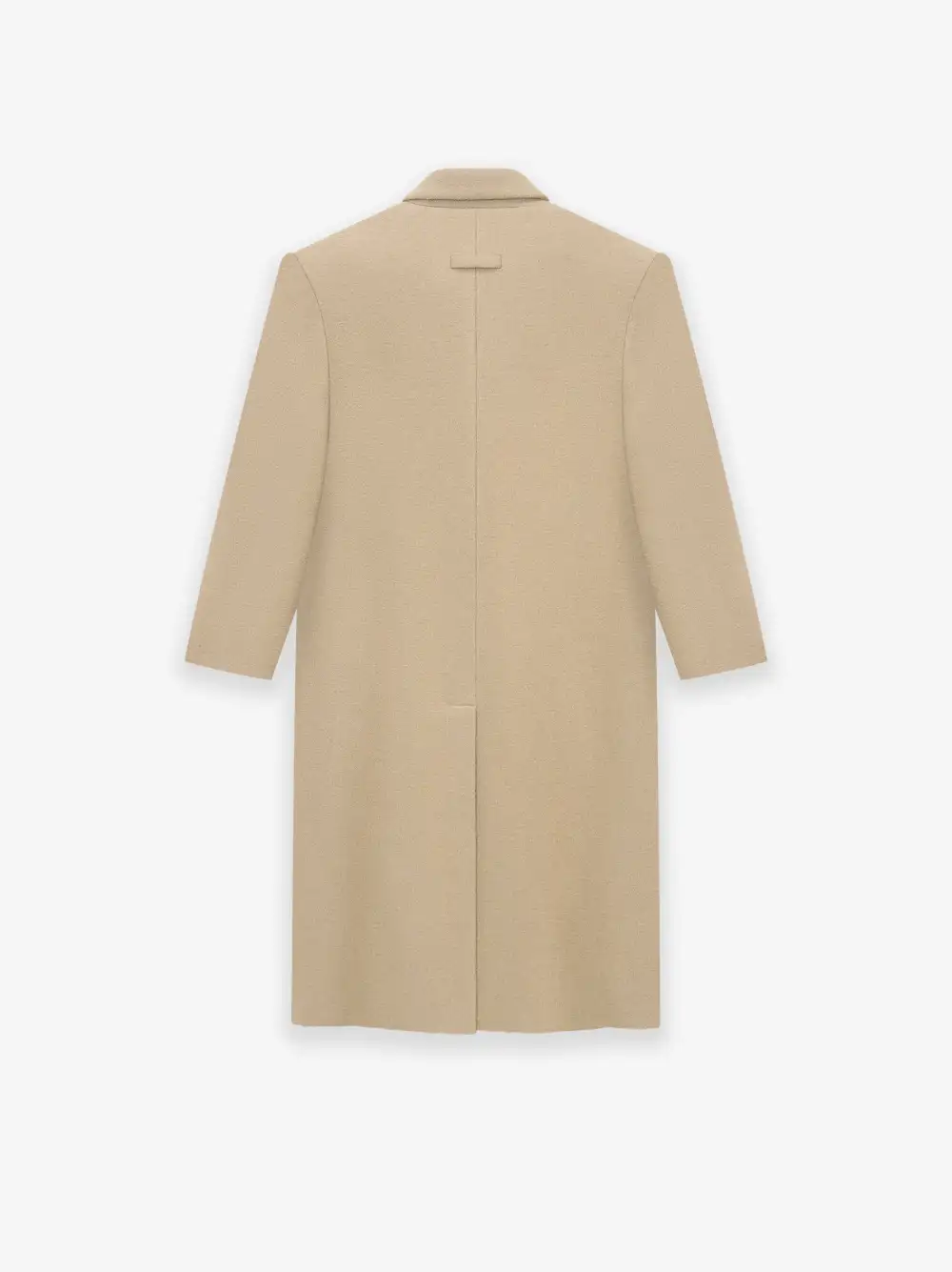 Boiled Wool Double Breasted Overcoat