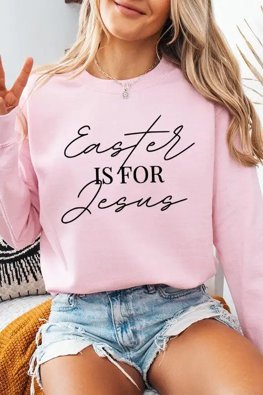 Clean Line Soft Graphic Pullover Sweatshirt