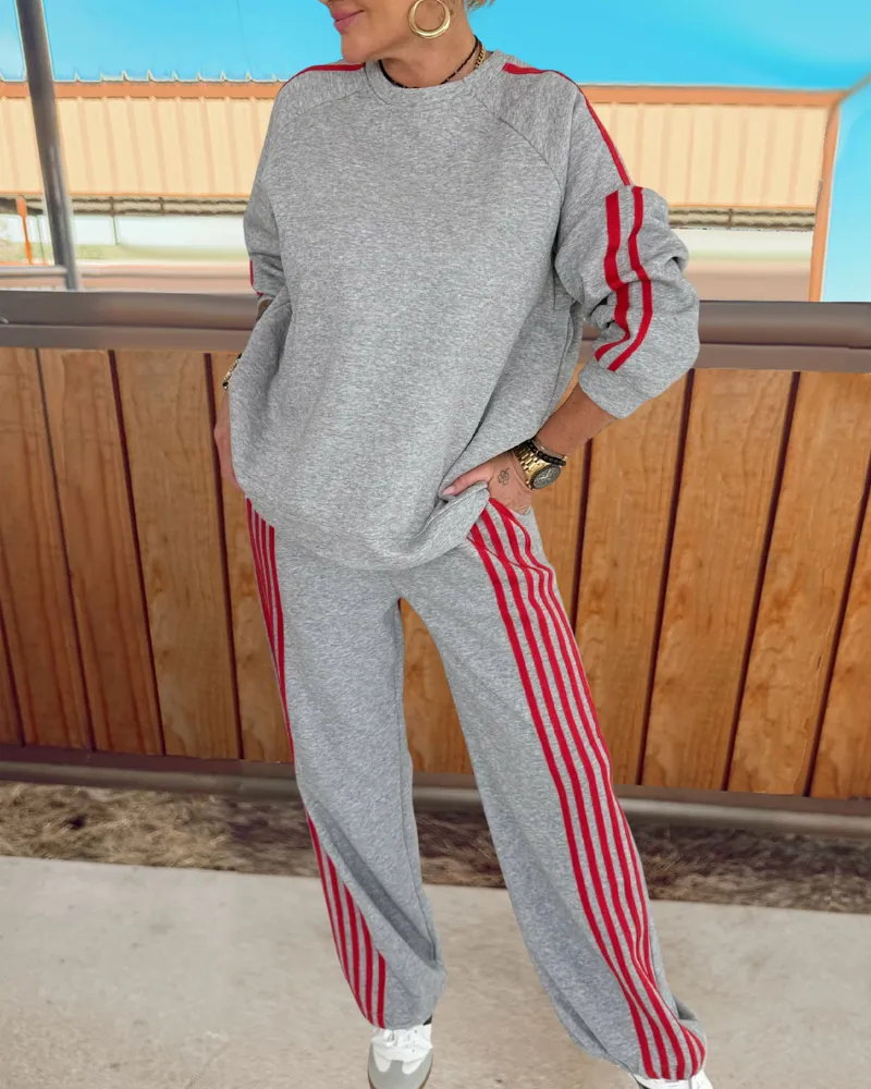 Sports Striped Set