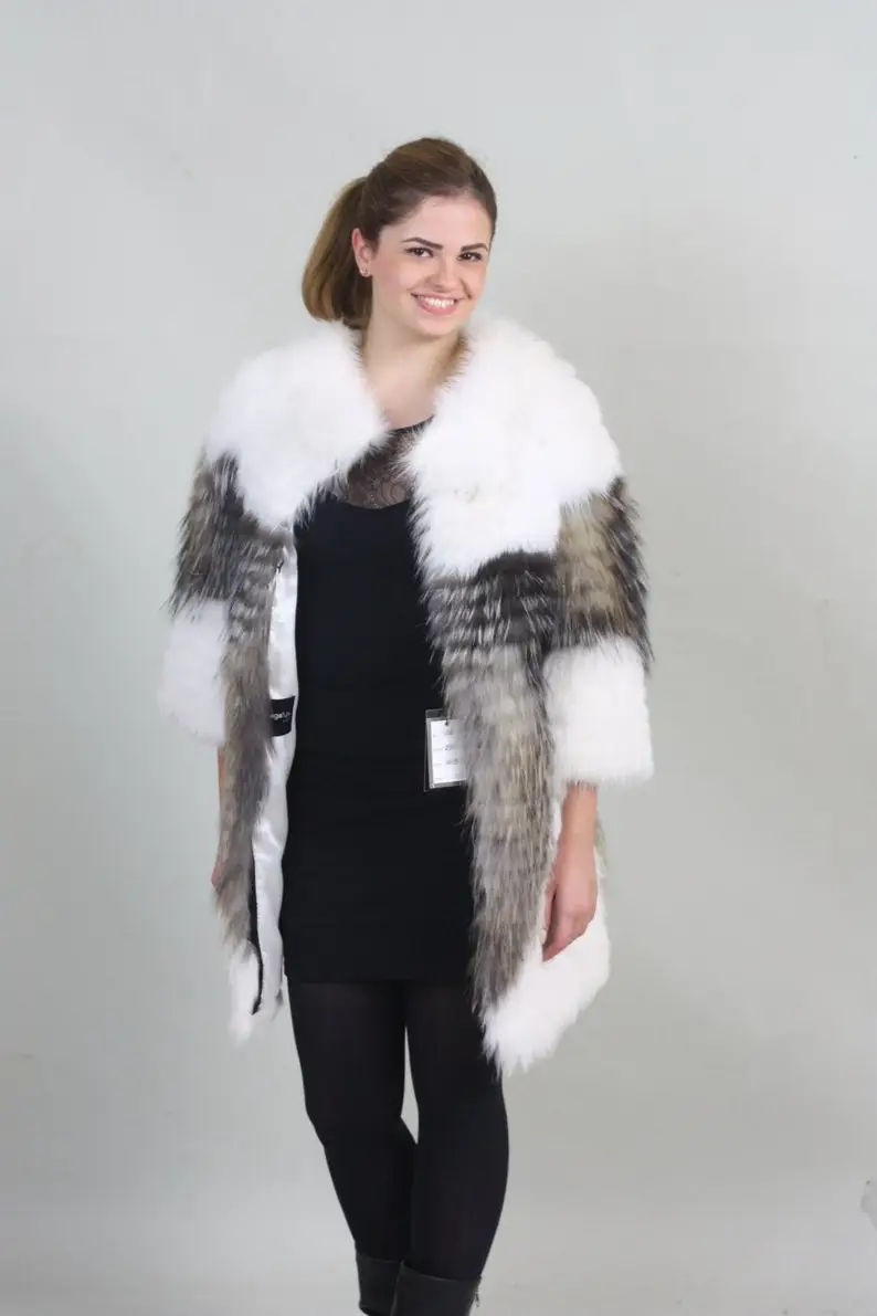 White fox with Crysta