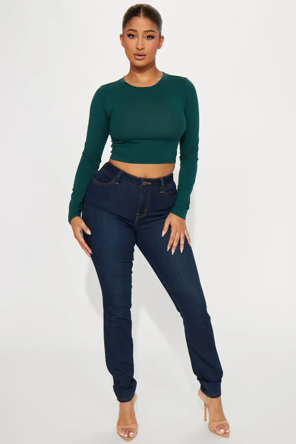 Robin Long Sleeve Top - Hunter