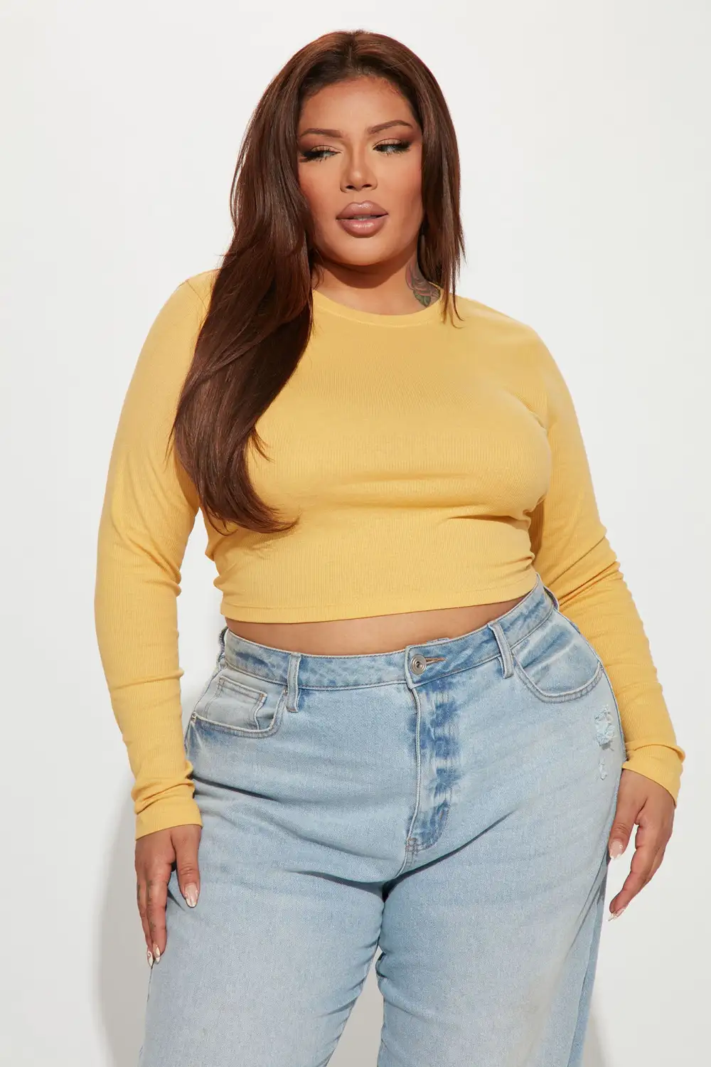 Waiting For You Tee - Mustard