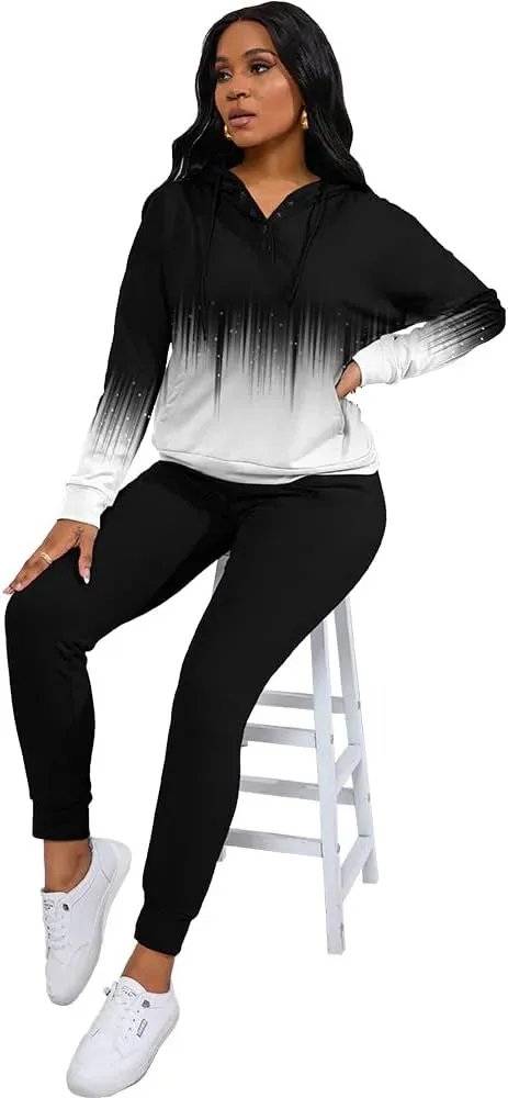 Two Piece Outfits For Women Jogging Suits Casual Sweatsuits Jogger