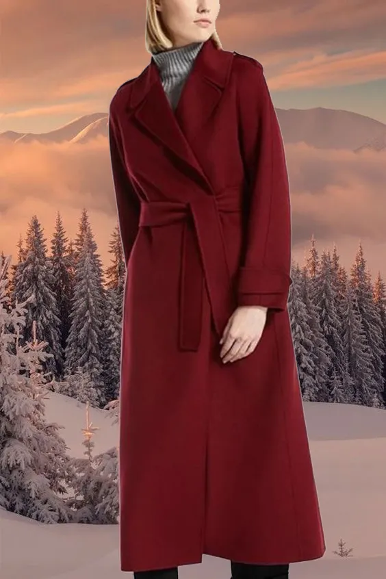 Casual Open Front Lapel Coat