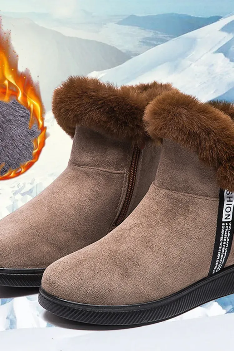 Fleece Warm Non Slip Cloth Short Snow Boots