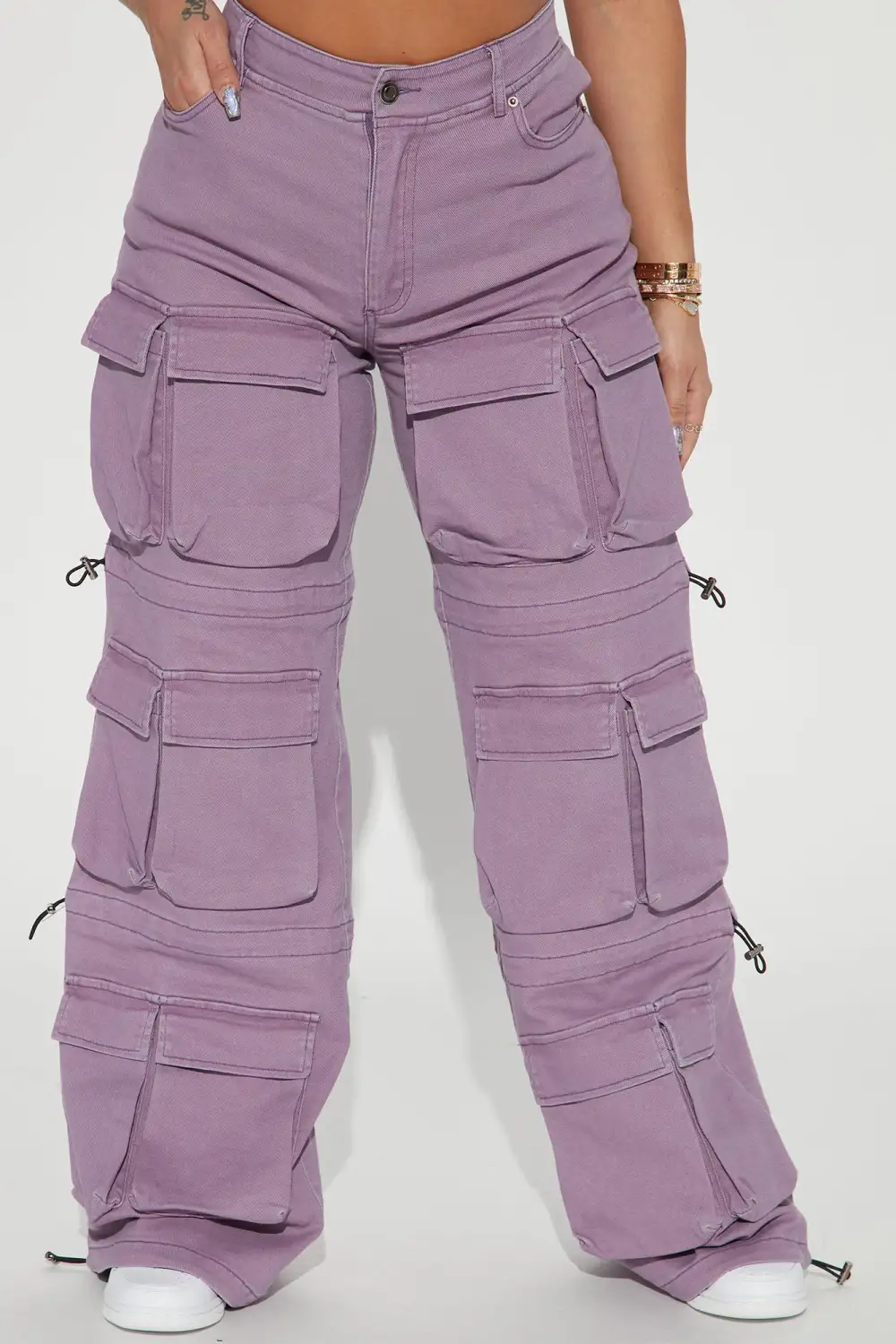 Big Attitude Cargo Jean - Lavender