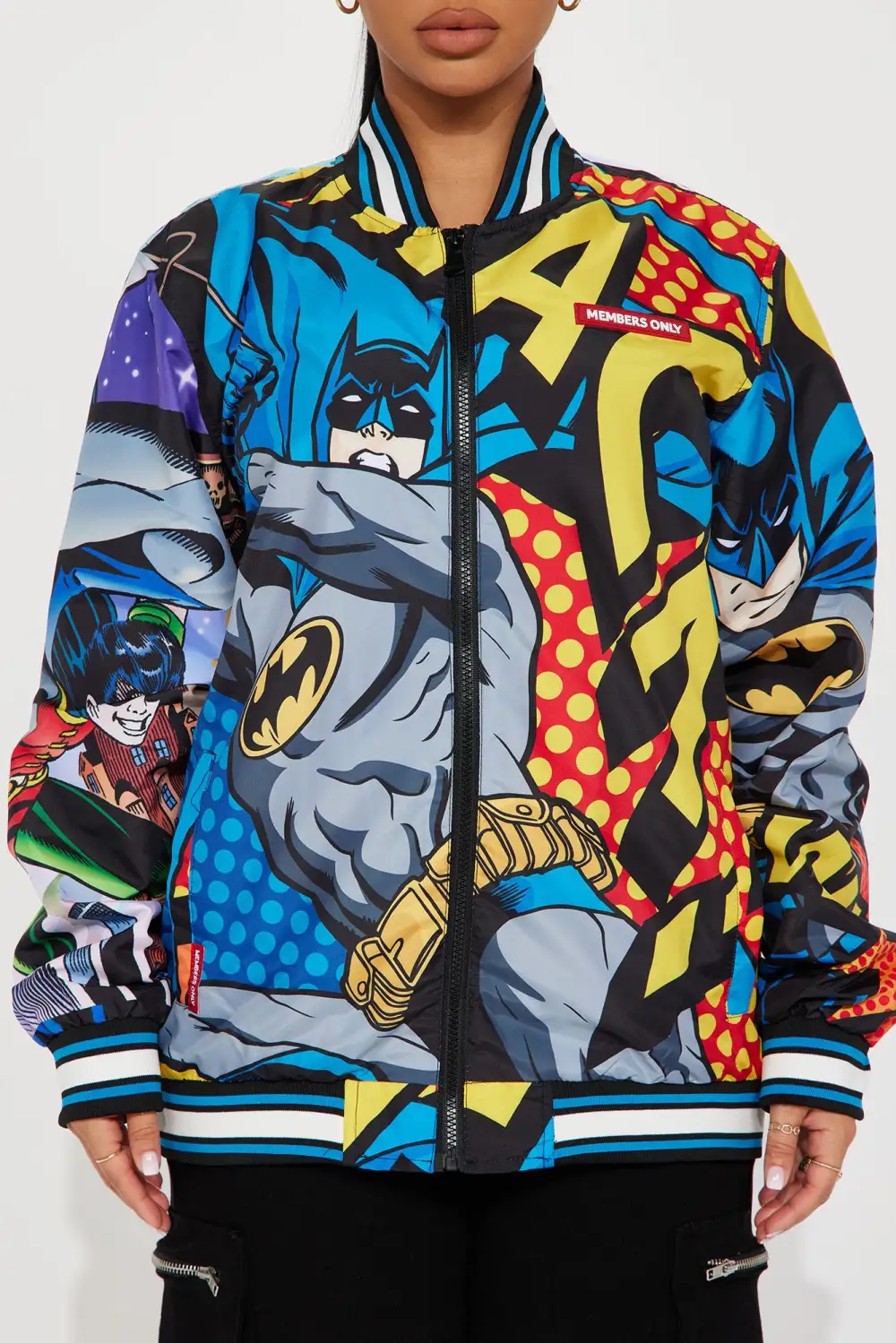 World Of Batman Bomber Jacket - Multi Color
