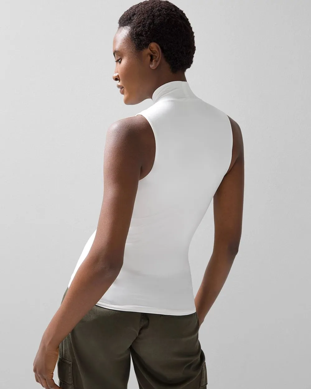 WHBM® FORME Mock Neck Tank