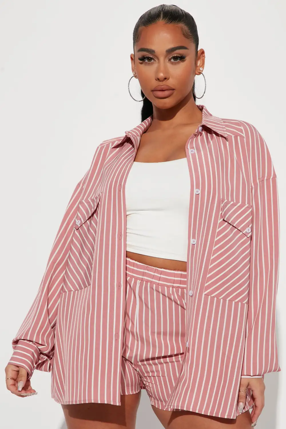 Kianna Short Set - Pink