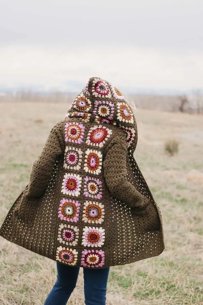 Seamless Cardigan Crochet Pattern