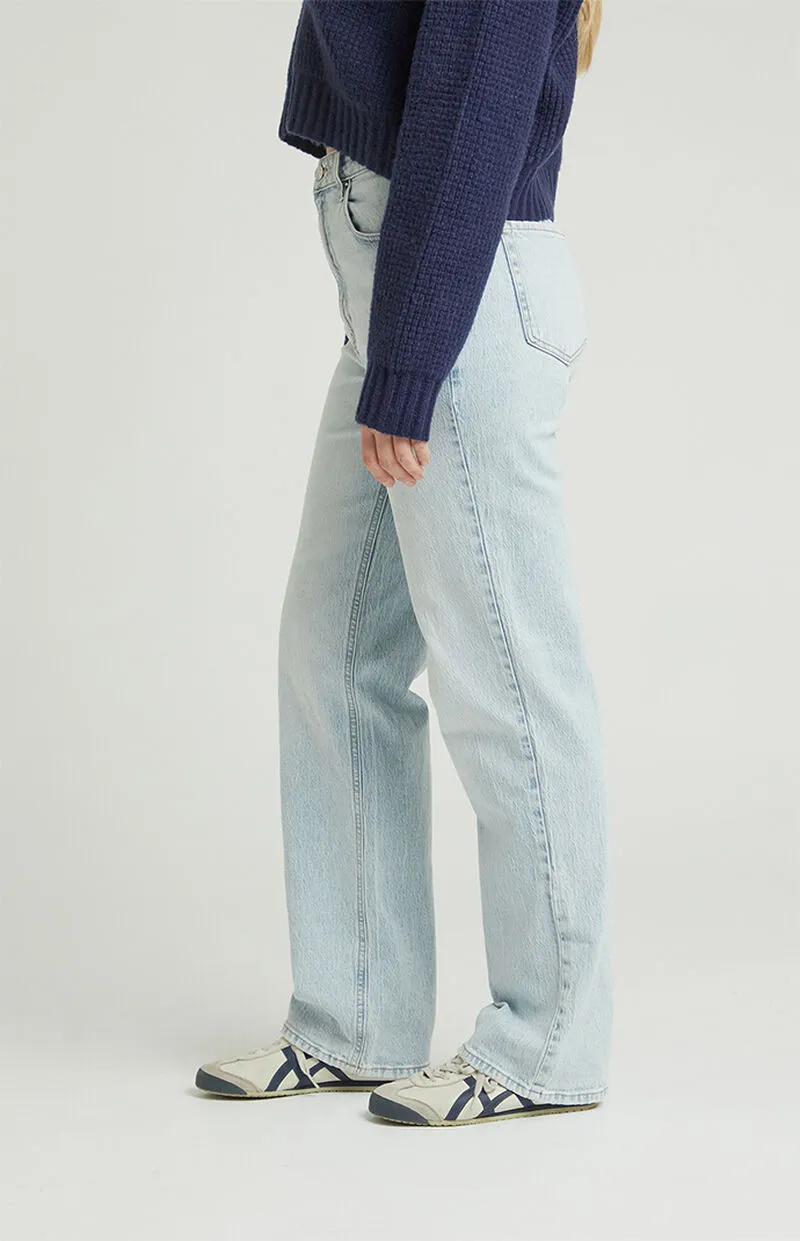 PacSun Stretch Light Indigo '90s Boyfriend Jeans