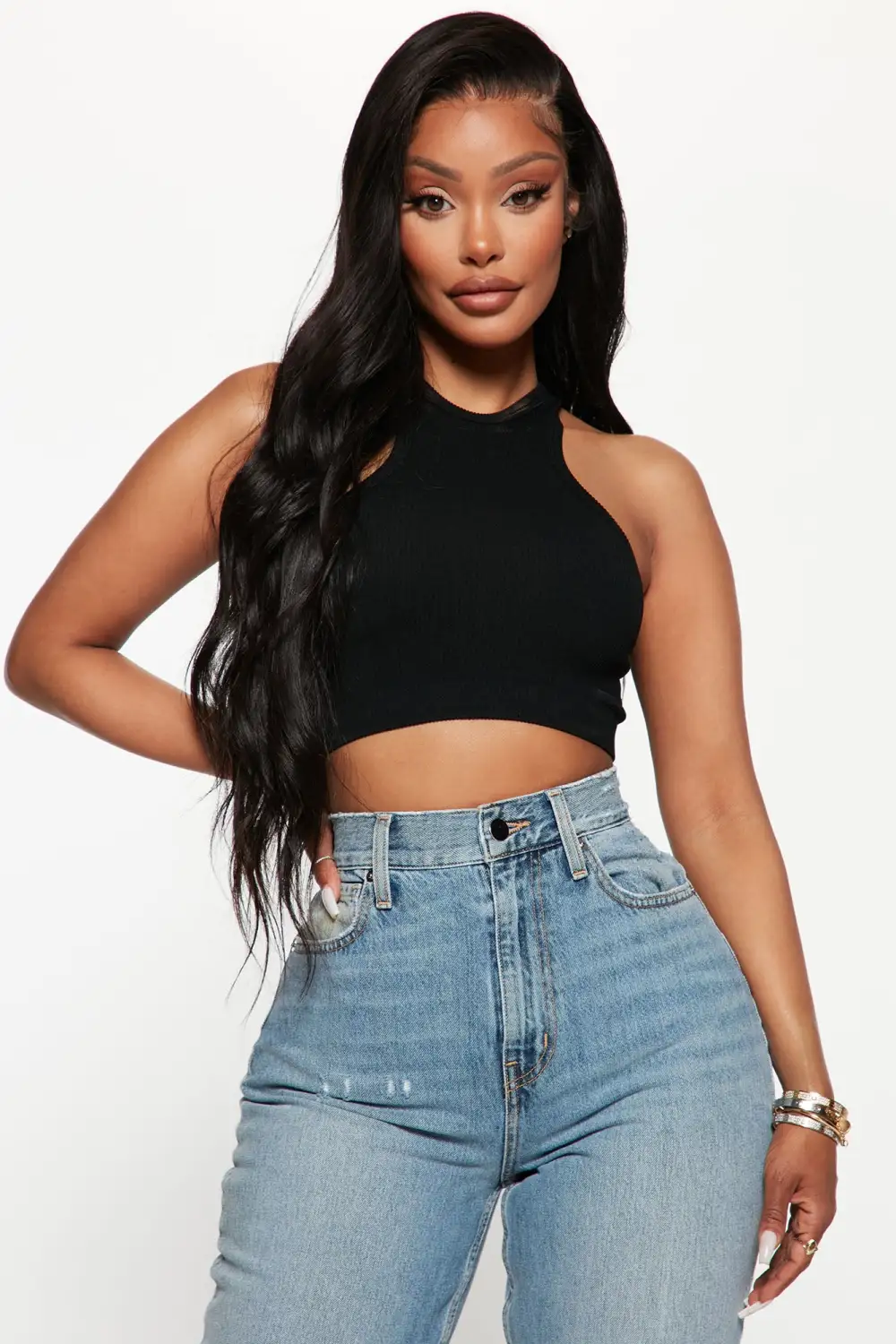 Model On Duty Top - Black
