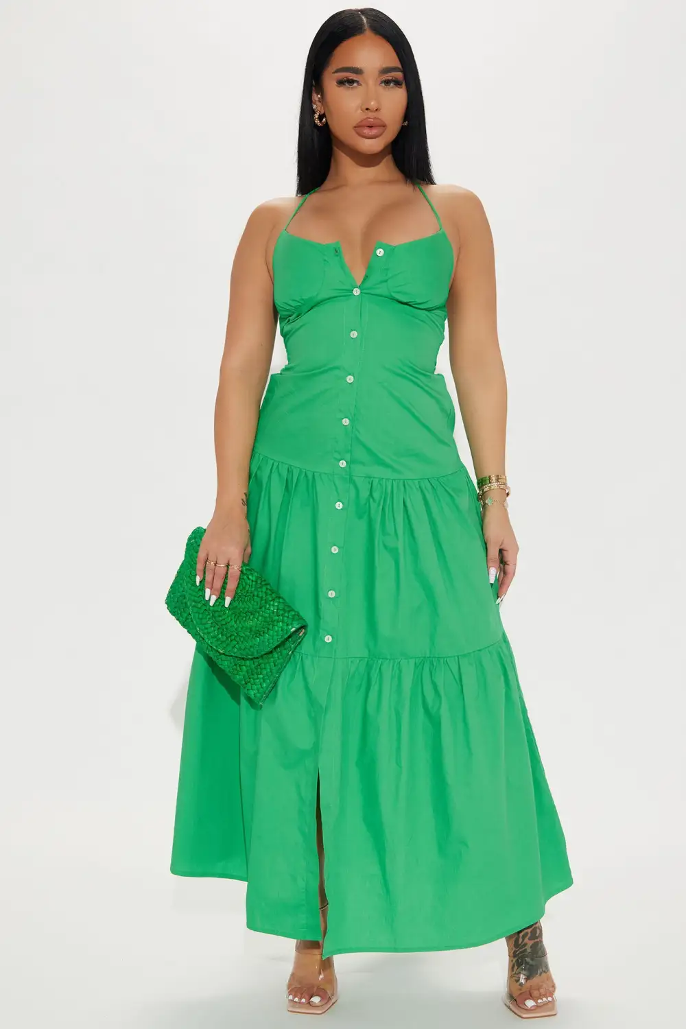 Kira Maxi Dress - Green