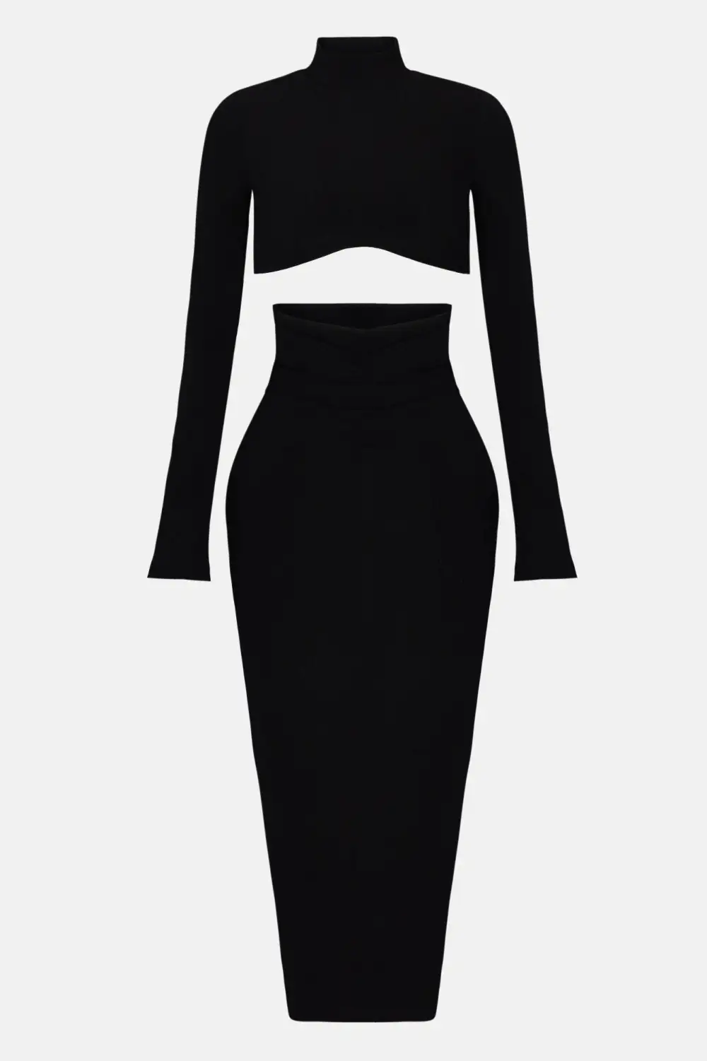Sammy Snatched Skirt Set - Black
