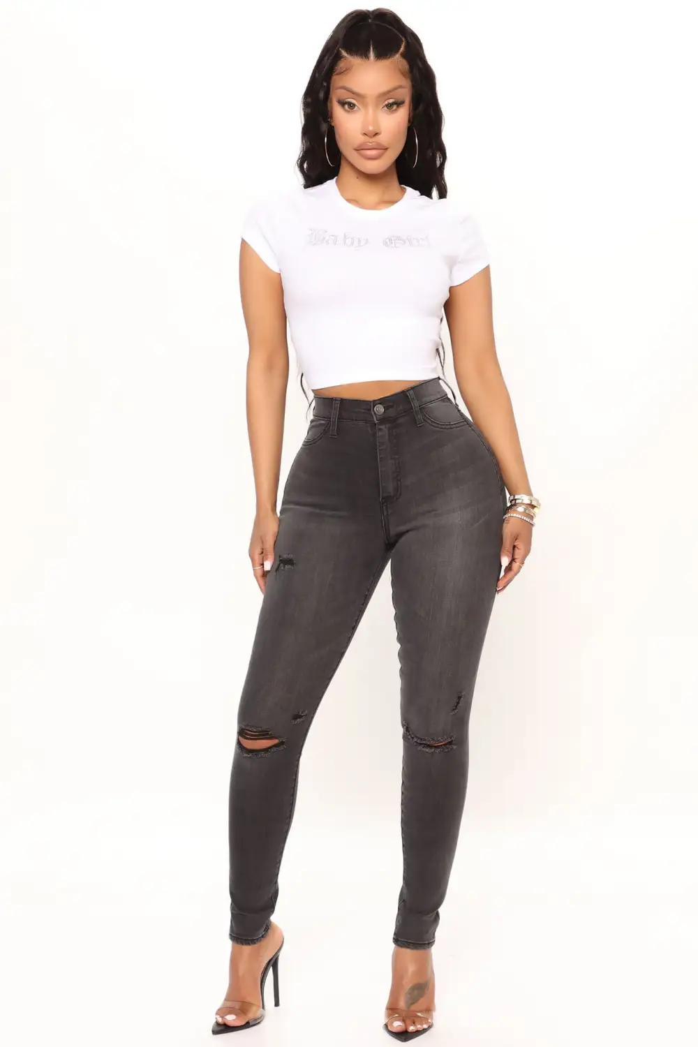 Our Favorite High Rise Skinny Jeans - Grey