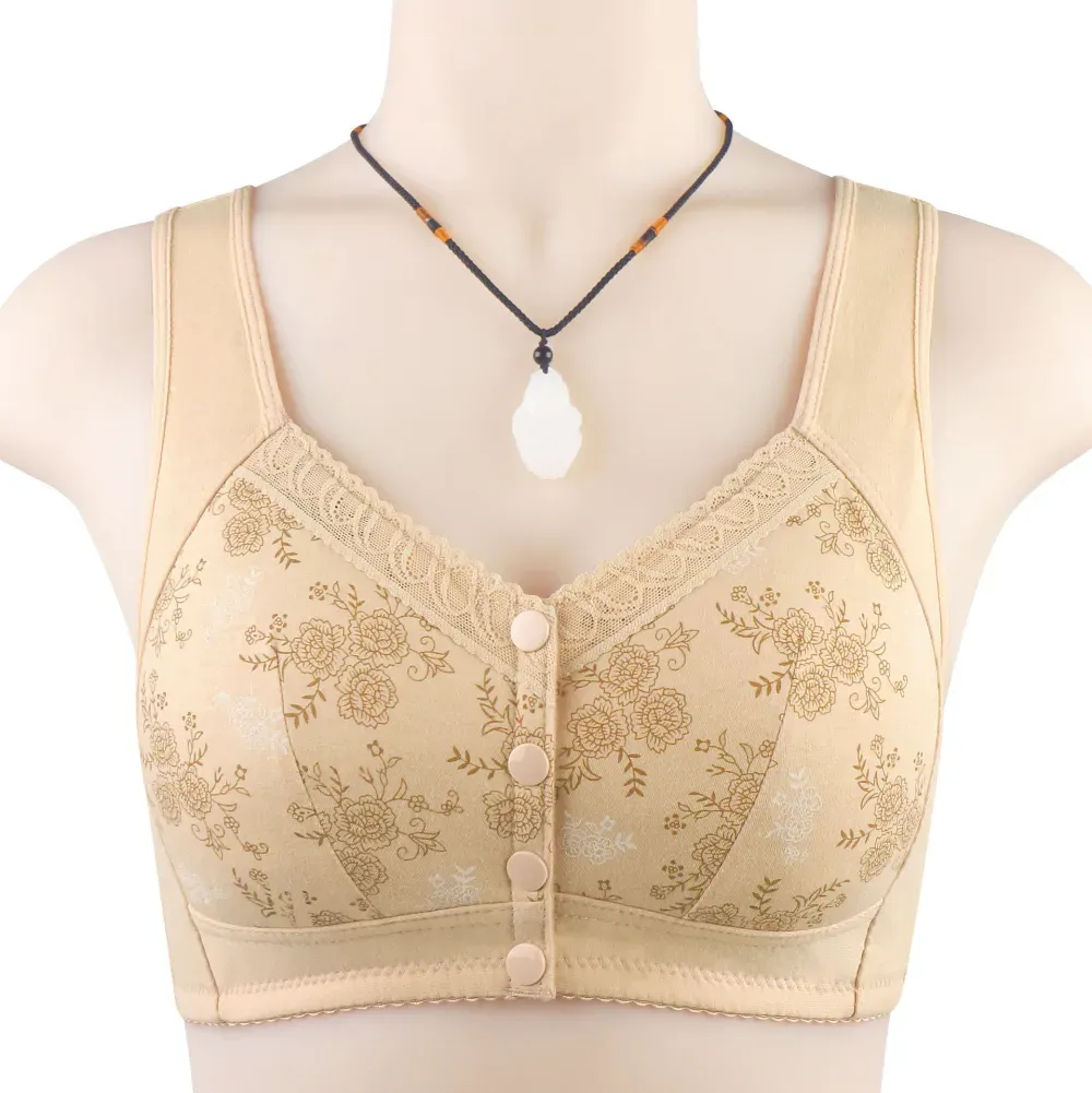 🔥Buy 1 Get 3(3packs)🔥 Mama Cotton Front Closure Bra-FREE SHIPPING