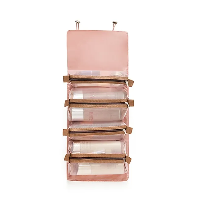 Travel Cosmetic Bag Foldable Makeup Organzier Portable Versatile Toiletry Wash Bag