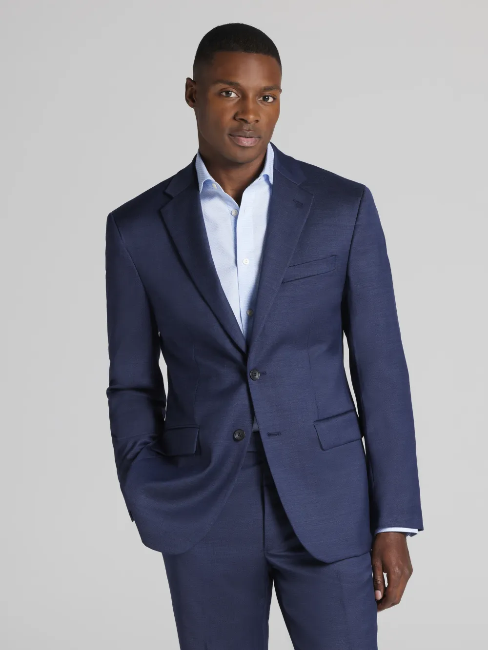 Awearness Kenneth Cole Modern Fit Wool Blend Suit Jacket