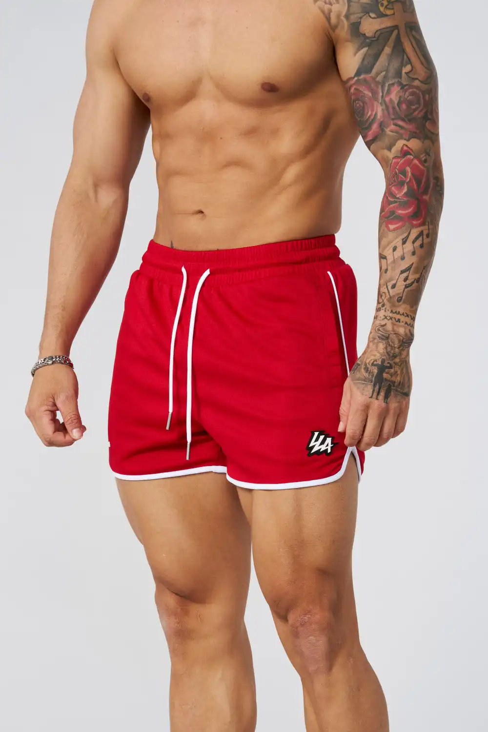 1037 - Mesh Bodybuilding Shorts