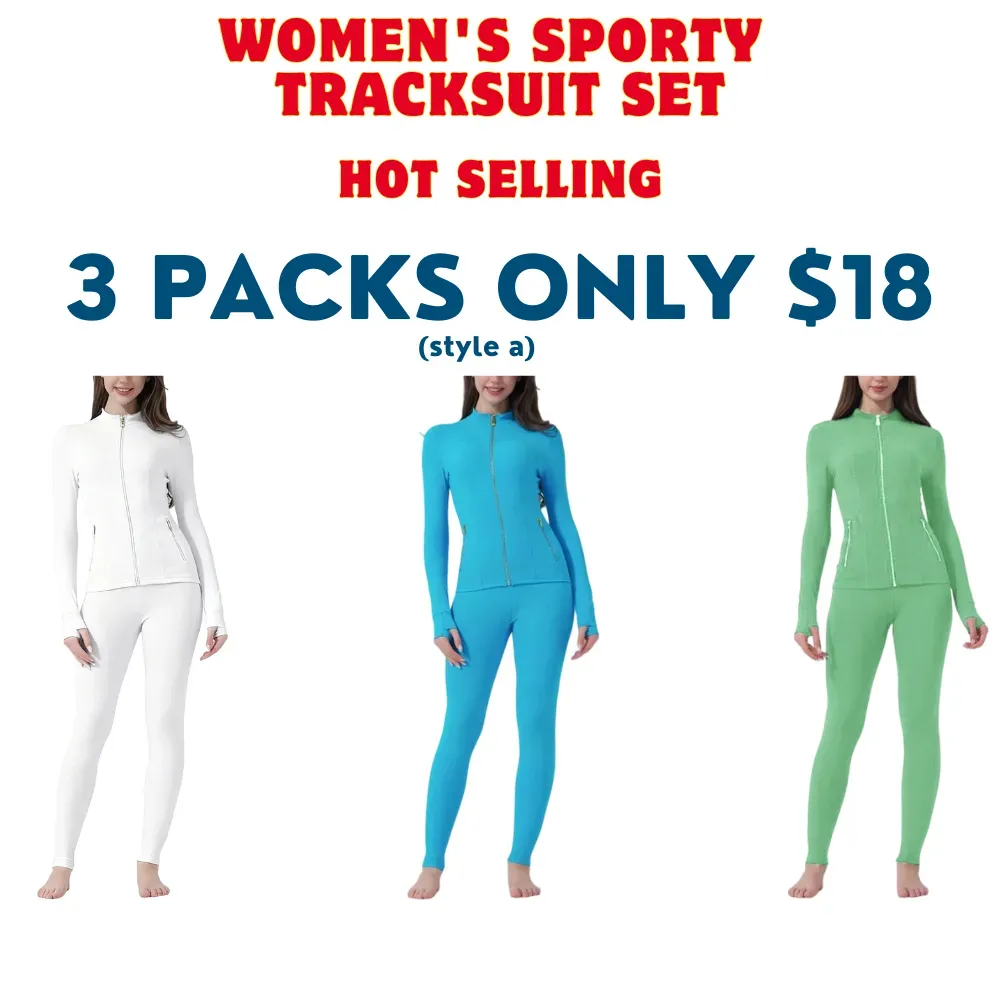 Women's Sporty Tracksuit Set
