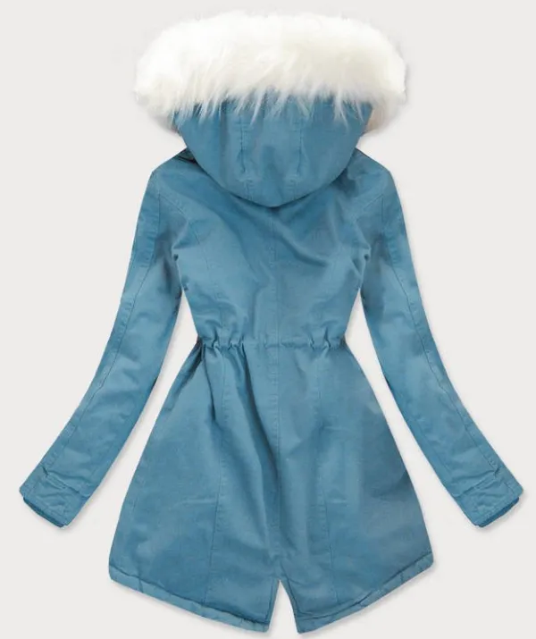 WOMEN'S WINTER PARKA BLUE