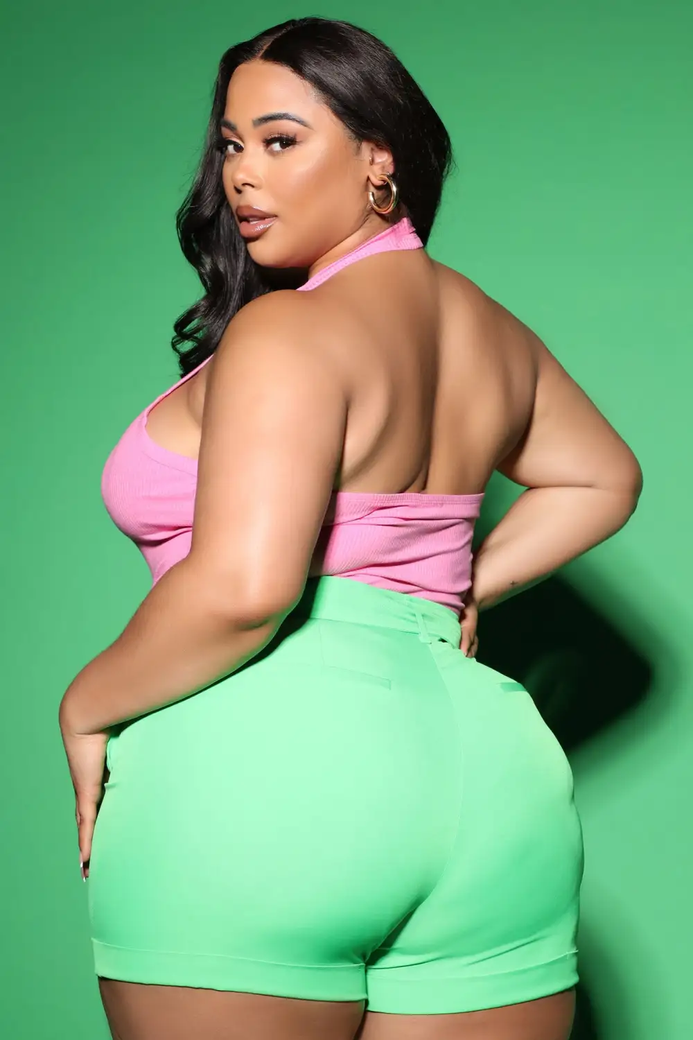 The New Me Halter Bodysuit - Bubblegum Pink