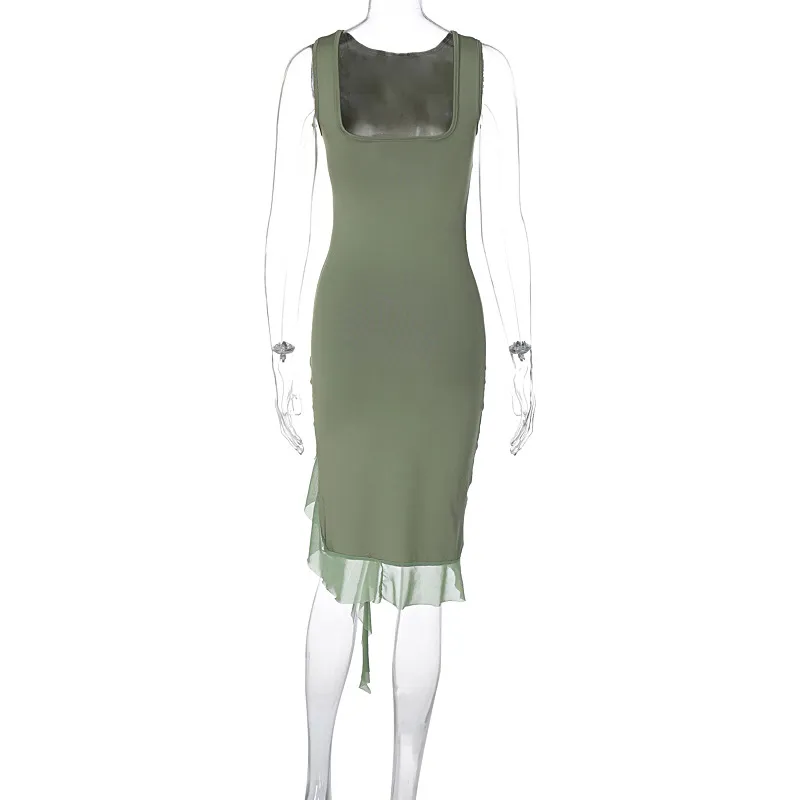 Essential Waist-Controlled Midi Dress